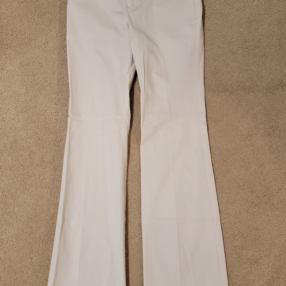 NWT Vintage GAP Modern Fit Cream Flare Pants/Size 4L